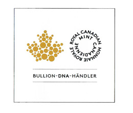 silberling.de ist autorisierter Bullion-DNA-Händler der Royal Canadian Mint. 