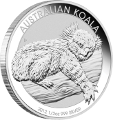 Koala 1/2 oz Silber 2012 - Motivseite