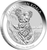 Koala 1/2 oz Silber 2015 - Prägefrisch von der Perth Mint