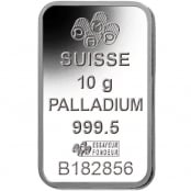 Palladiumbarren 10 Gramm PAMP Suisse - LBMA zertifiziert