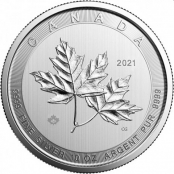 Maple Leaf 10 oz Silber 2021 - Motivseite