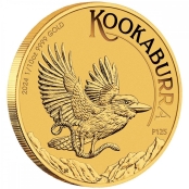 Kookaburra 1/10 oz Gold 2024 - Prägefrisch direkt von der Perth Mint