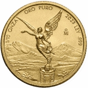 Libertad 1/10 oz Gold 2023 - Motivseite