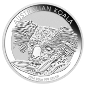 Koala 1/2 oz Silber 2014 - Motivseite