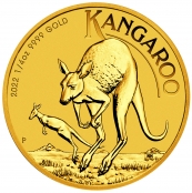 Kangaroo 1/4 oz Gold 2022 - Prägefrische Goldmünze