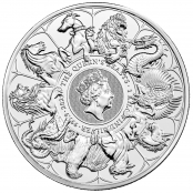 Queen's Beasts Completer Coin 1 Kg Silber 2021 - Motivseite