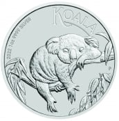 Koala 1 oz Silber 2022 - Motivseite