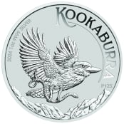 Kookaburra 1 oz Silber 2024 - Motivseite