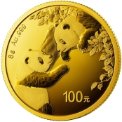 Panda 8 Gramm Gold 2023 - Pandamotiv