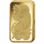 Goldbarren 10 Gramm Fortuna - Neues Design Veriscan