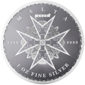 Malteserkreuz 1 oz Silber 2024 - Motivseite