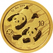 Panda 1 Gramm Gold 2022 - Panda Motiv