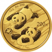 Panda 15 Gram Gold 2022 - Panda Motiv