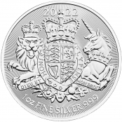 Royal Arms 1 oz Silber 2022 - Motivseite