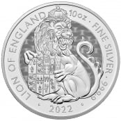 Tudor Beasts Lion 10 oz Silber 2022 - Motivseite
