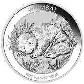 Wombat 1 oz Silber 2023 - Motivseite
