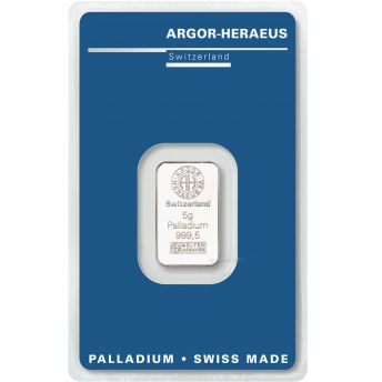 Buy 1 oz Suisse Palladium Bar - Argor-Heraeus (Carded) - Guidance
