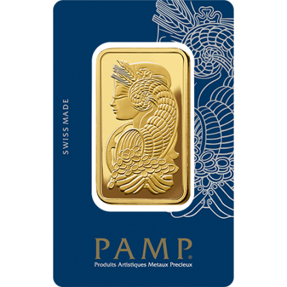 Goldbarren 100 Gramm PAMP Suisse 