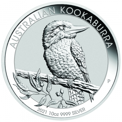 Kookaburra 10 oz Silber 2021 