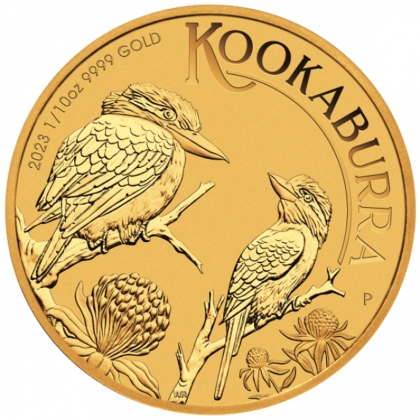 Kookaburra 1/10 oz Gold 2023 