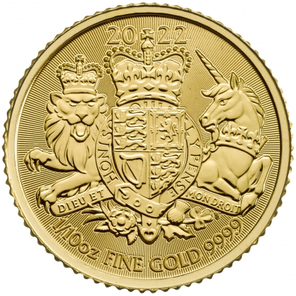 Royal Arms 1/10 oz Gold 2022 
