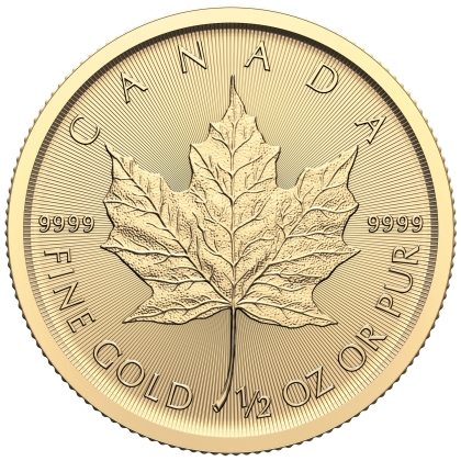 Maple Leaf Gold 1/2 oz 2024 