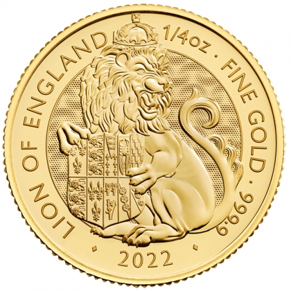 Tudor Beast Lion 1/4 oz Gold 2022 