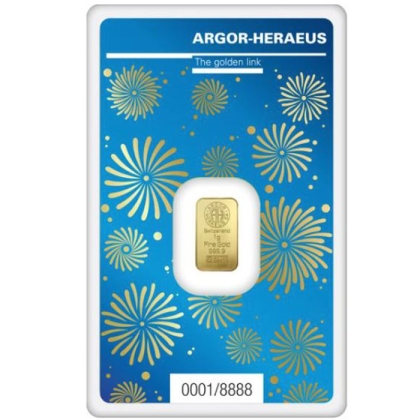 Goldbarren Argor-Heraeus 1 Gramm Hase 