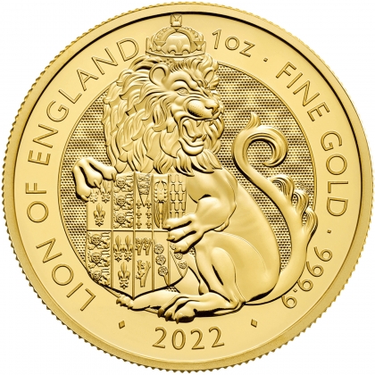 Tudor Beast Lion 1 oz Gold 2022 