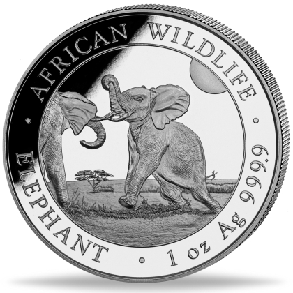 Somalia Elefant 1 oz Silber 2024 