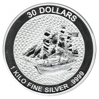 1 Kilo Silber Cook Islands Bounty 2022 - hier kaufen