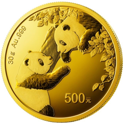 Panda 30 Gramm Gold 2023 