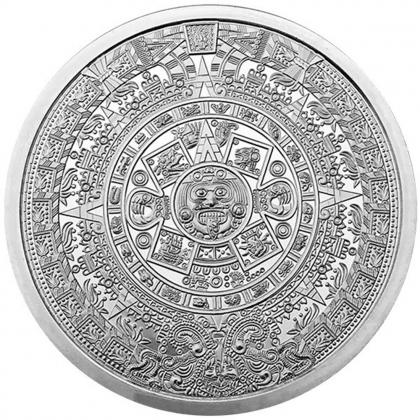 Aztekenkalender 5 oz Silber 