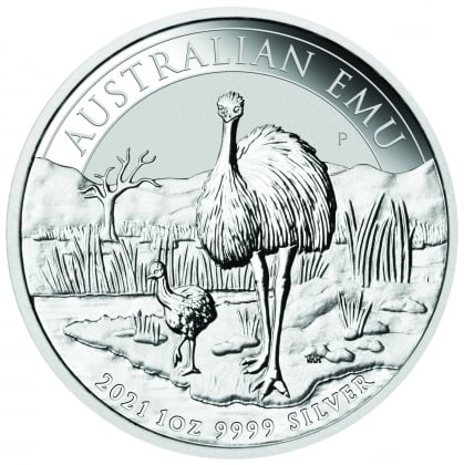 Emu 1 oz Silber 2021 