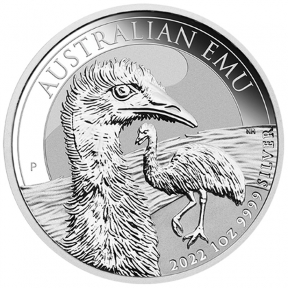 Emu 1 oz Silver 2022 