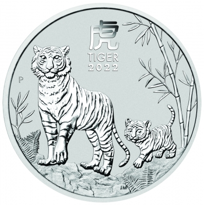 Lunar III - Tiger 1 kg Silber 2022 