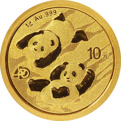 Panda 1 Gramm Gold 2022 