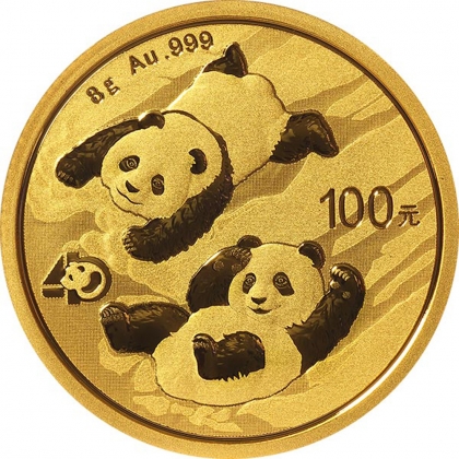 Panda 8 Gramm Gold 2022 