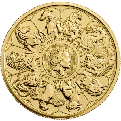 Queen's Beasts Completer Coin 1 oz Gold 2021 