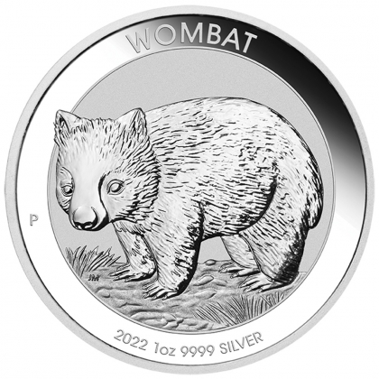 Wombat 1 oz Silber 2022 