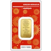 Goldbarren Argor-Heraeus 10 Gramm Drache - im Blister und mit Zertifikat