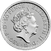 Britannia 1/4 oz Silber 2023 - Wertseite
