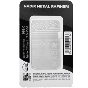 Silberbarren 1 oz Nadir Metal Rafineri  - Blister