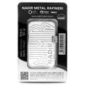 Silberbarren 50 g Nadir Metal Rafineri    - Blister