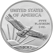 American Eagle 1 oz Platin 2022 - Wetseite