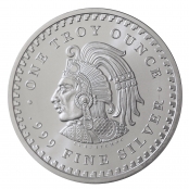 Aztekenkalender 1 oz Silber - Rückseite