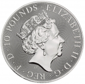 Royal Arms 10 oz Silber 2021 - Wertseite