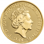 Royal Arms 1 oz Gold 2022 - Wertseite