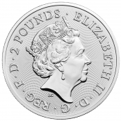 Royal Arms 1 oz Silber 2021 - Wertseite