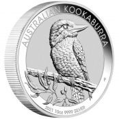 Kookaburra 10 oz Silber 2021